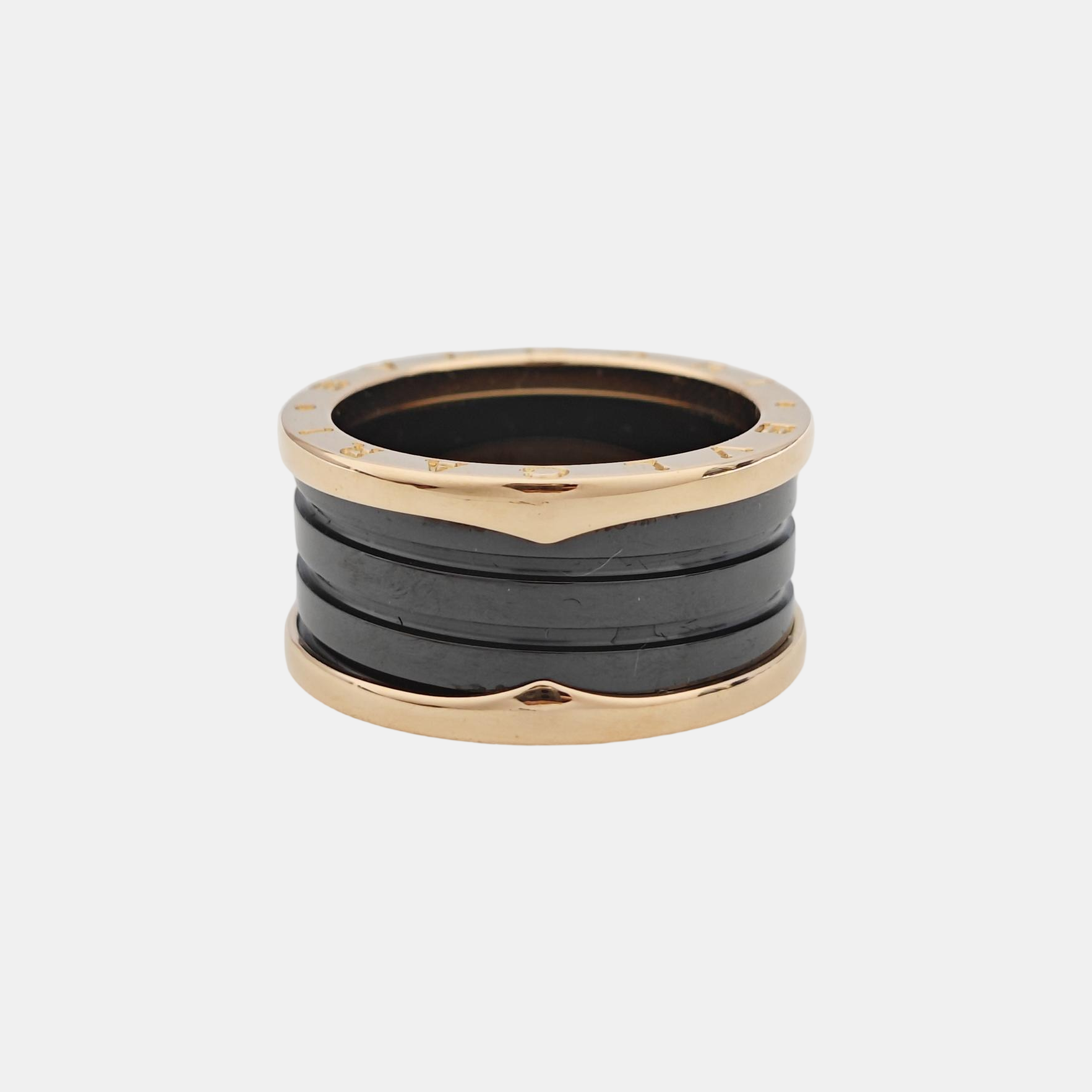 B.ZERO1 18k Rose Gold Ring EU 60