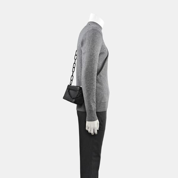 SOFT TRUNK Mini Monogram Calfskin Black