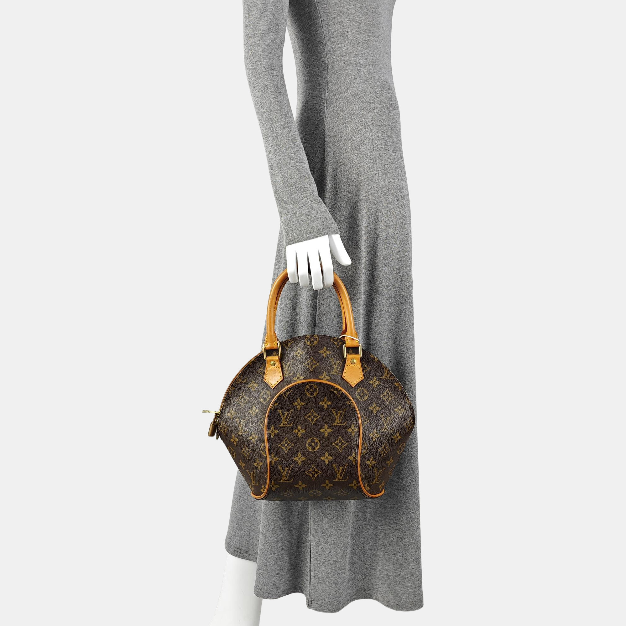 ELLIPSE Monogram Coated Canvas Brown