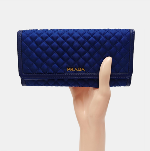 Fabric Wallet Blue