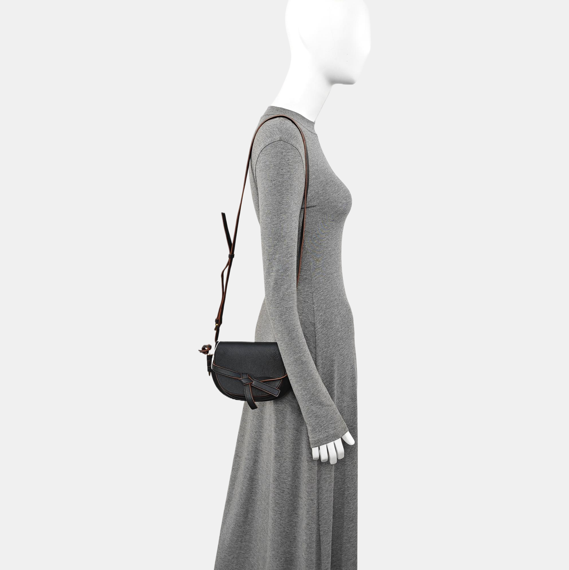 Gate Mini Calfskin Black