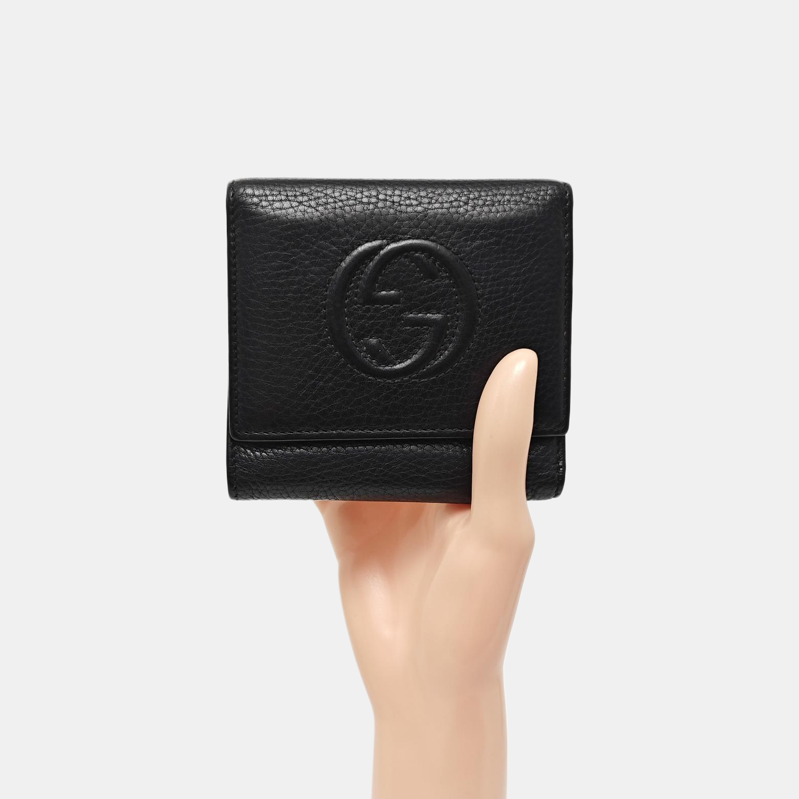 Soho Calfskin Black Wallet