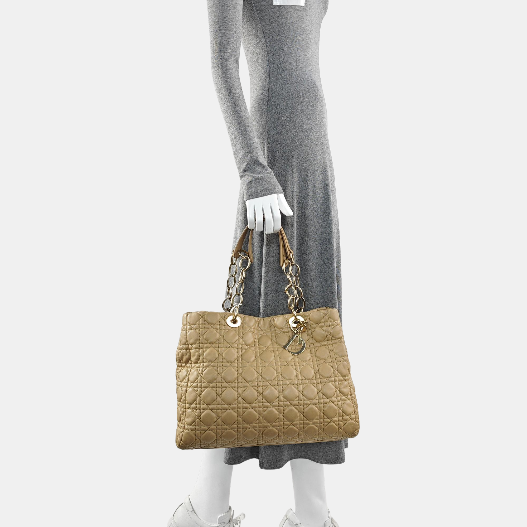 Dior Soft Cannage Calfskin Beige