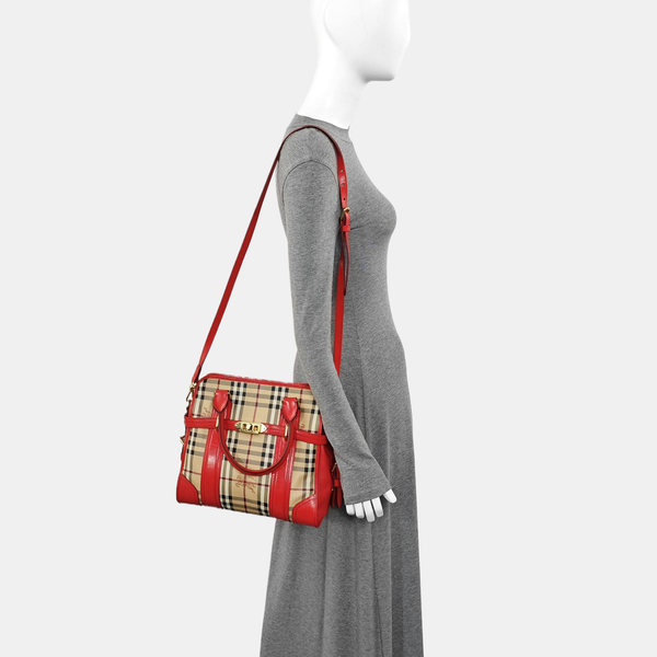 Minford Small Coated Canvas Beige