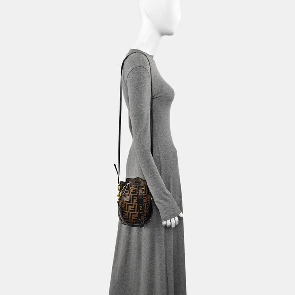 Mon Tresor Mini Monogram Calfskin Brown