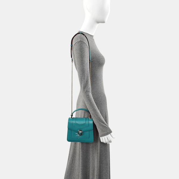 SERPENTI FOREVER Small Calfskin Green