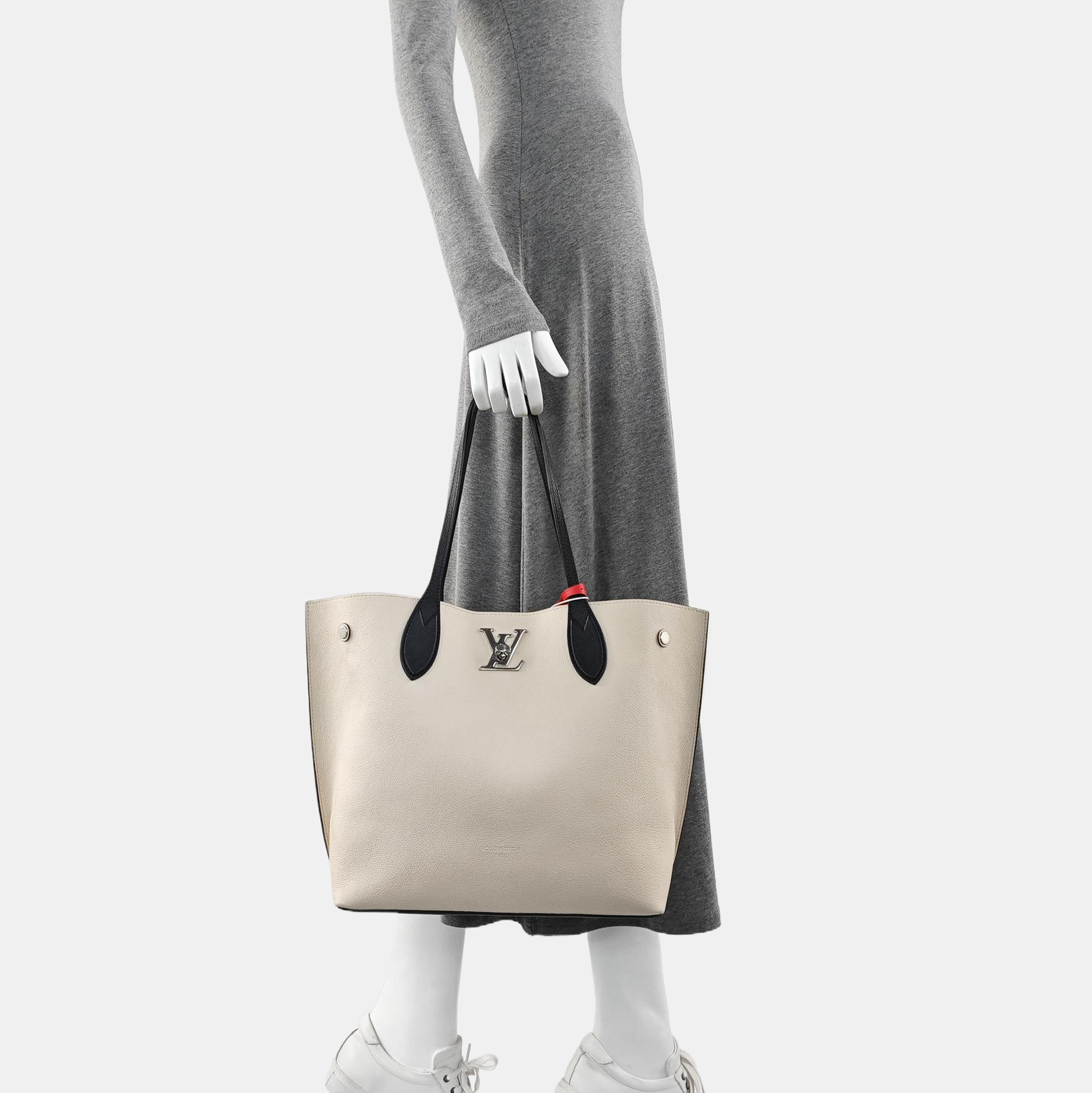 LOCKME Calfskin White