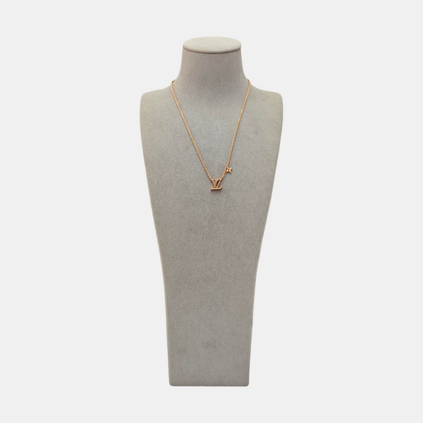 LV ICONIC Metal Rose Gold Necklace