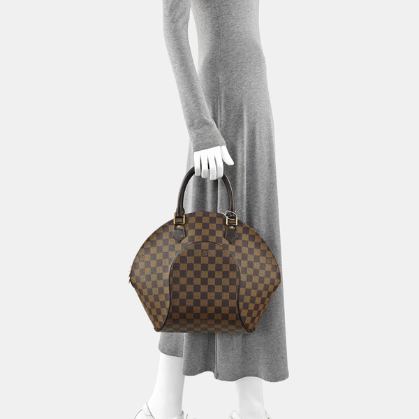 ELLIPSE Damier Ebene Coated Canvas Brown