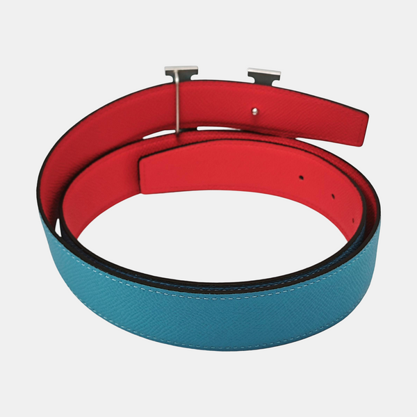 Leather Belt Blue