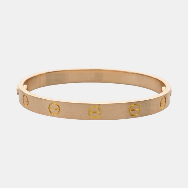 LOVE 18k Rose Gold Bangle
