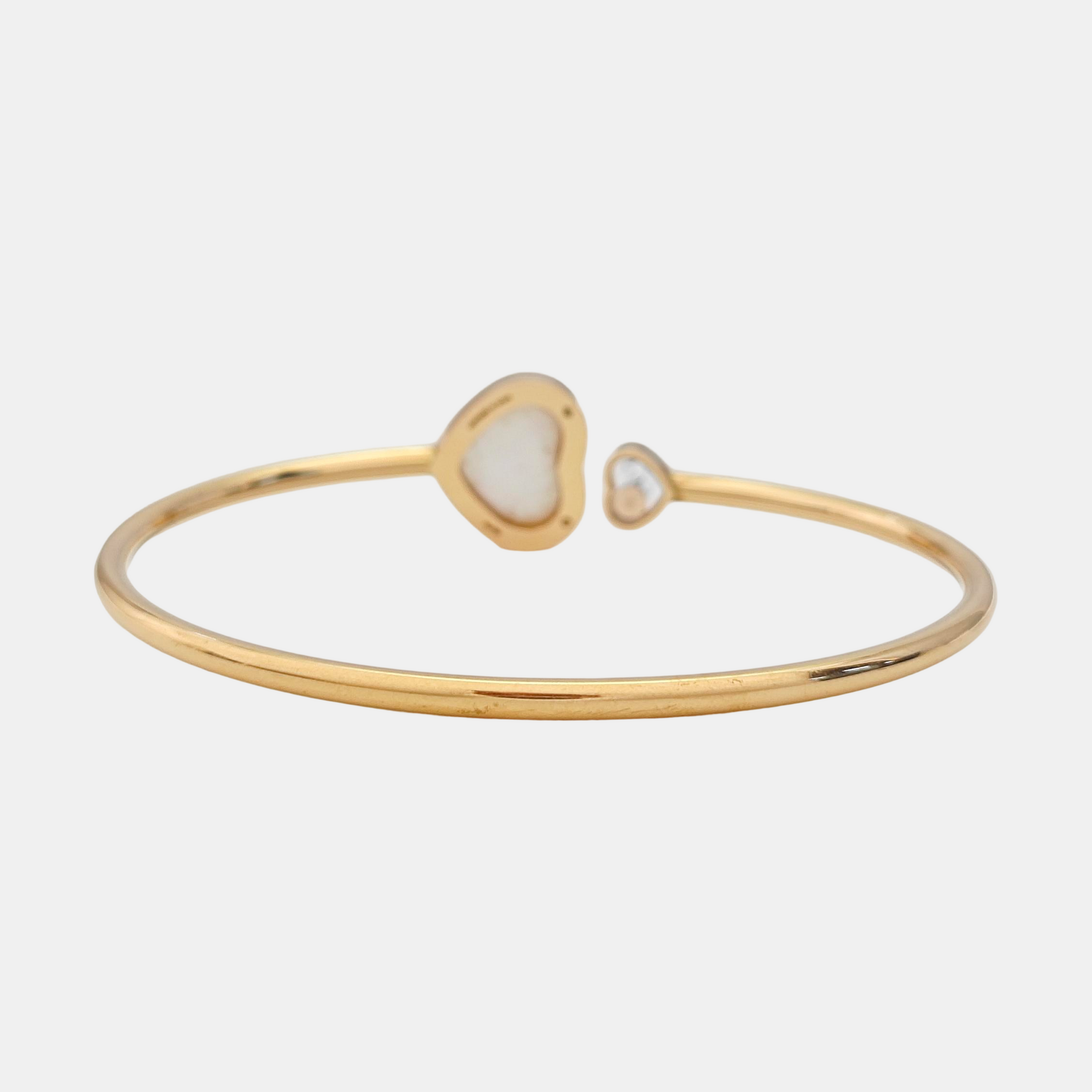 Happy Hearts 18k Rose Gold Bangle