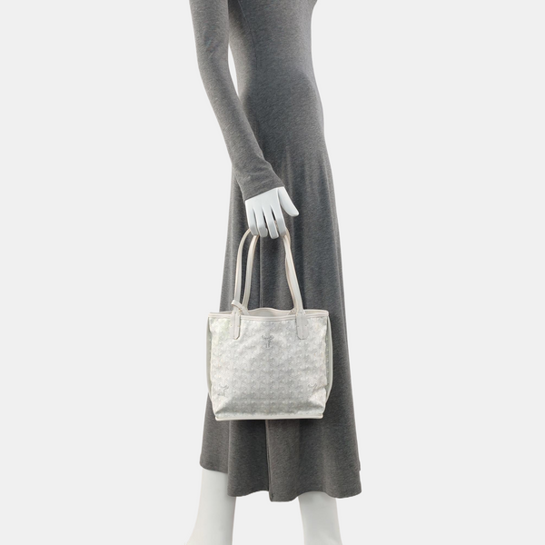 Anjou Mini Coated Canvas White