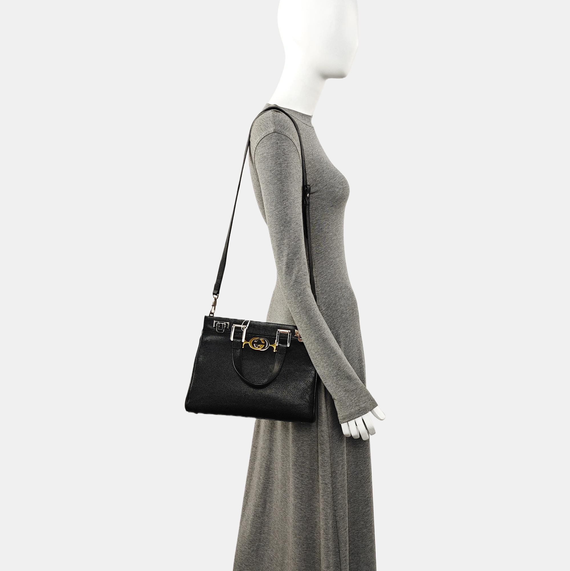 Zumi Small Calfskin Black