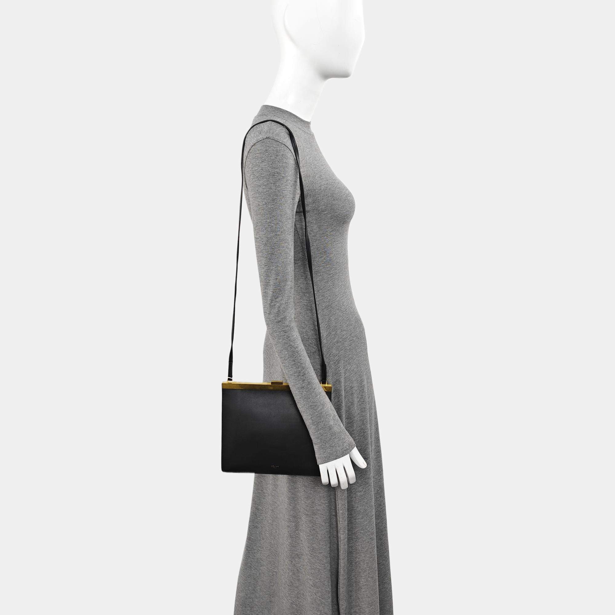 CLASP Mini Calfskin Black