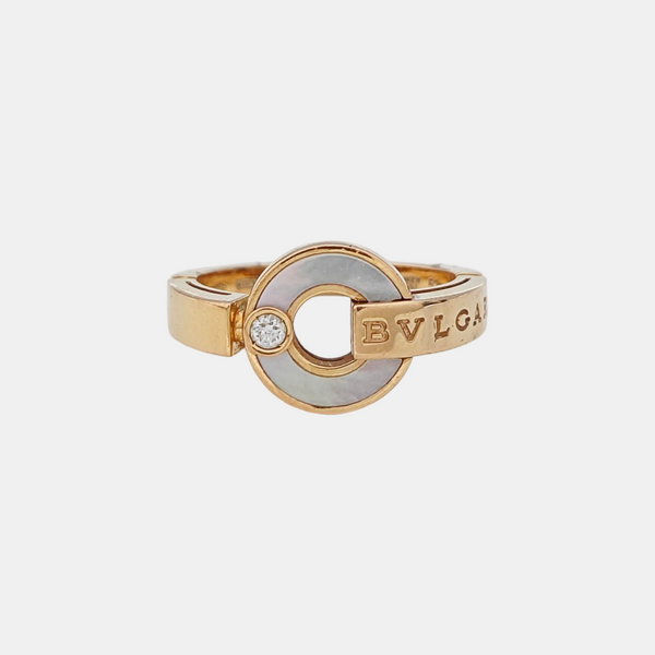 BVLGARI BVLGARI 18k Rose Gold Ring EU 52