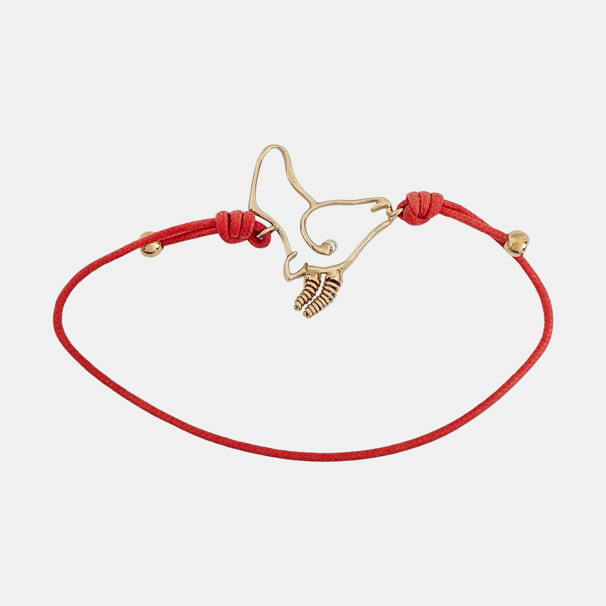 Fabric Red Bracelet