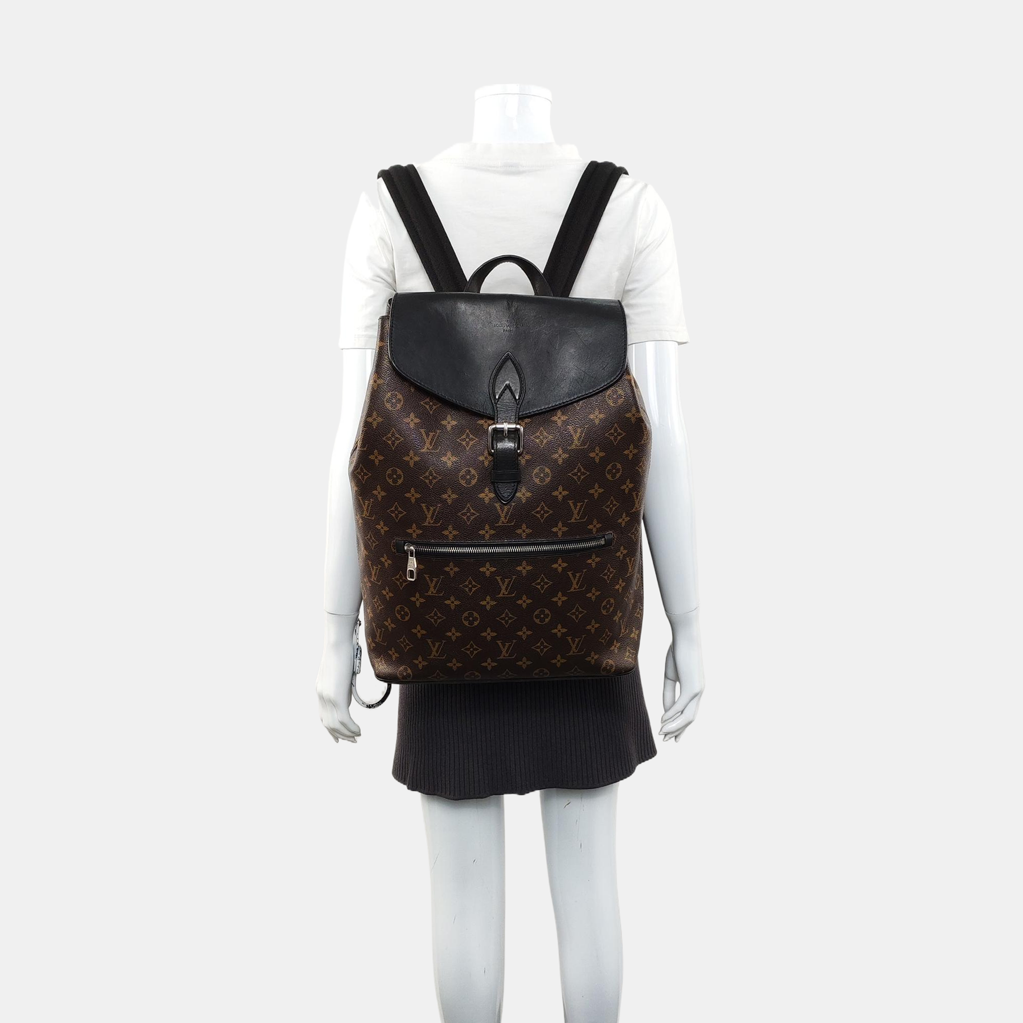 PALK Monogram Coated Canvas Brown