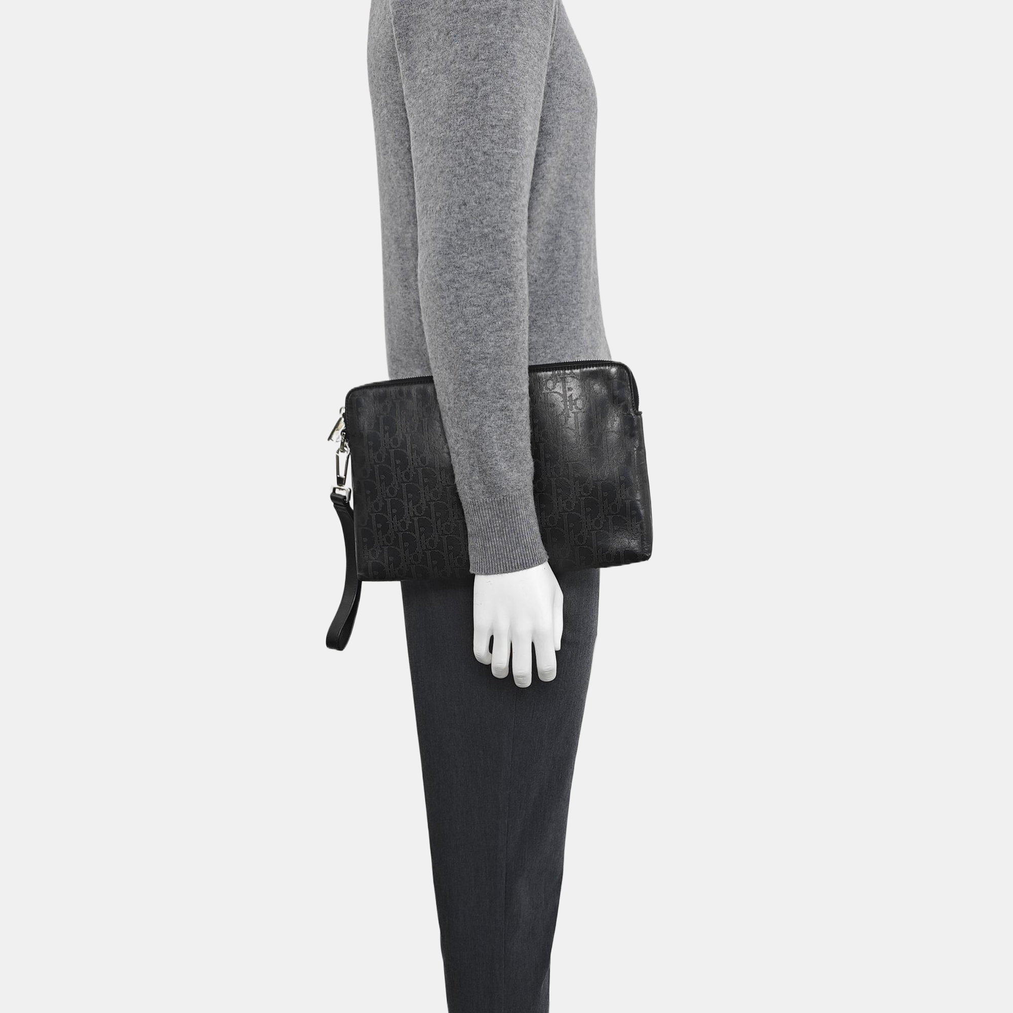 Calfskin Clutch Black