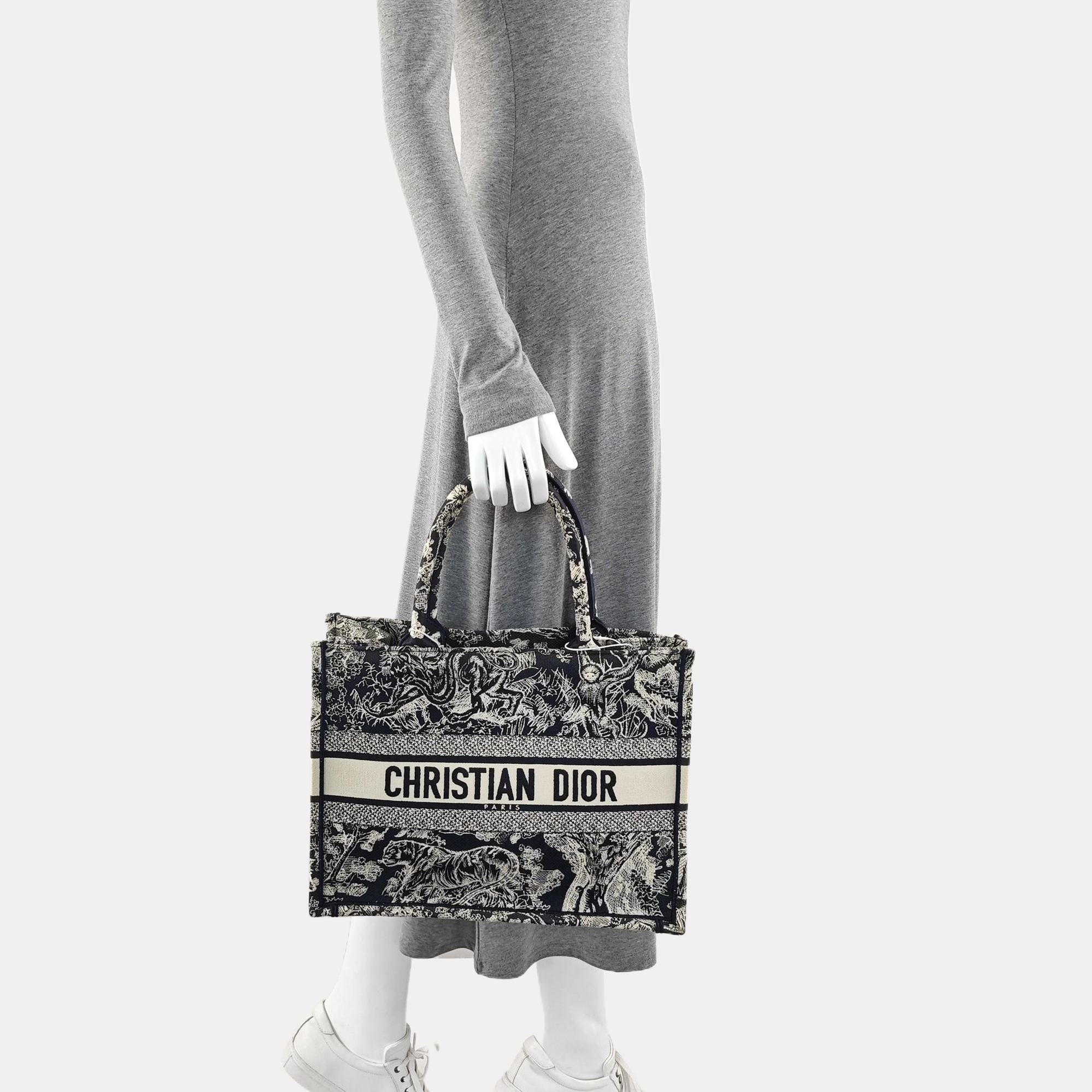 Book Tote Medium Fabric Blue