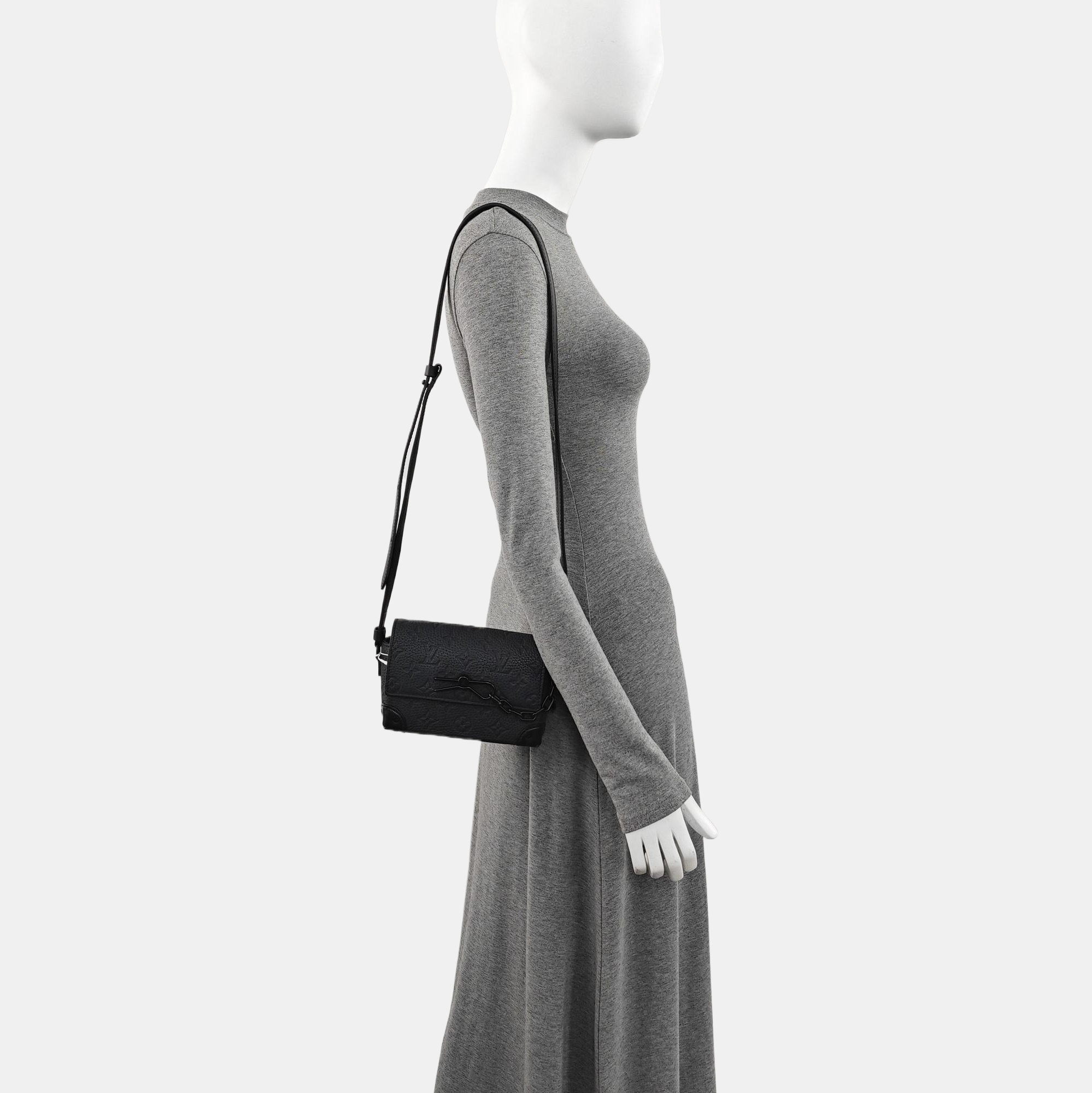 SOFT TRUNK Mini Monogram Calfskin Black