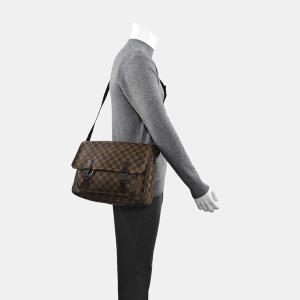 MELVILLE Damier Ebene Coated Canvas Brown