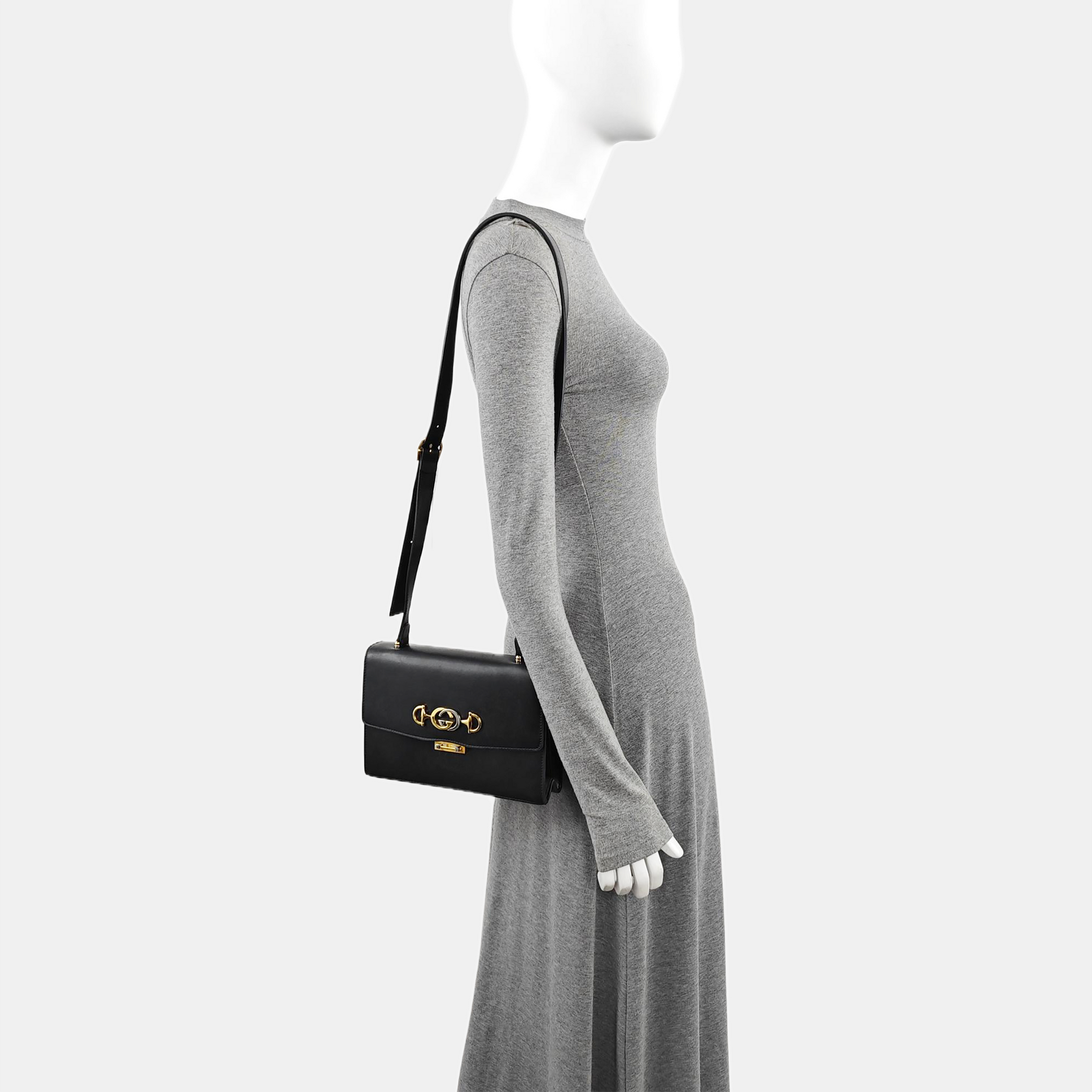 Zumi Small Calfskin Black