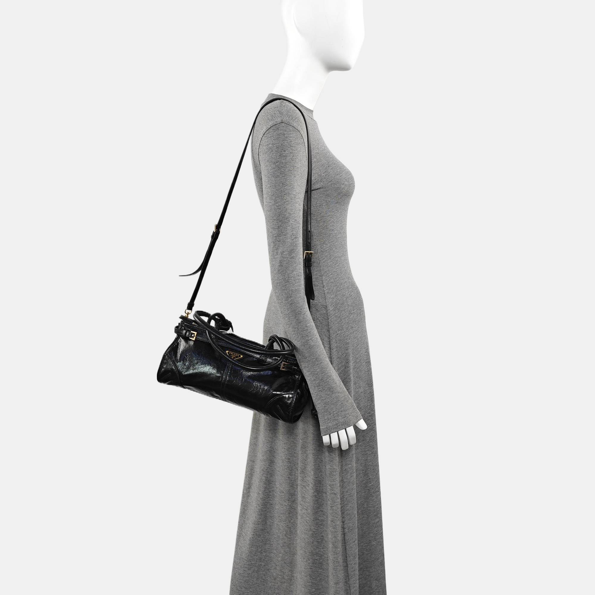 Bonnie Medium Calfskin Black