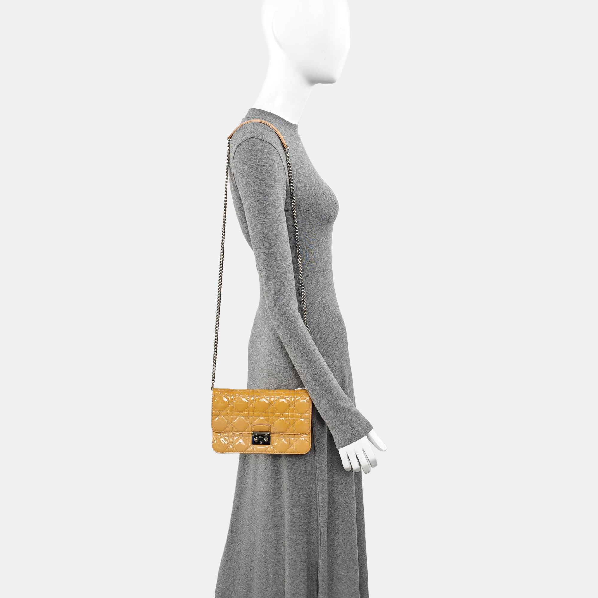 Rendez-Vous Cannage Patent Leather Yellow