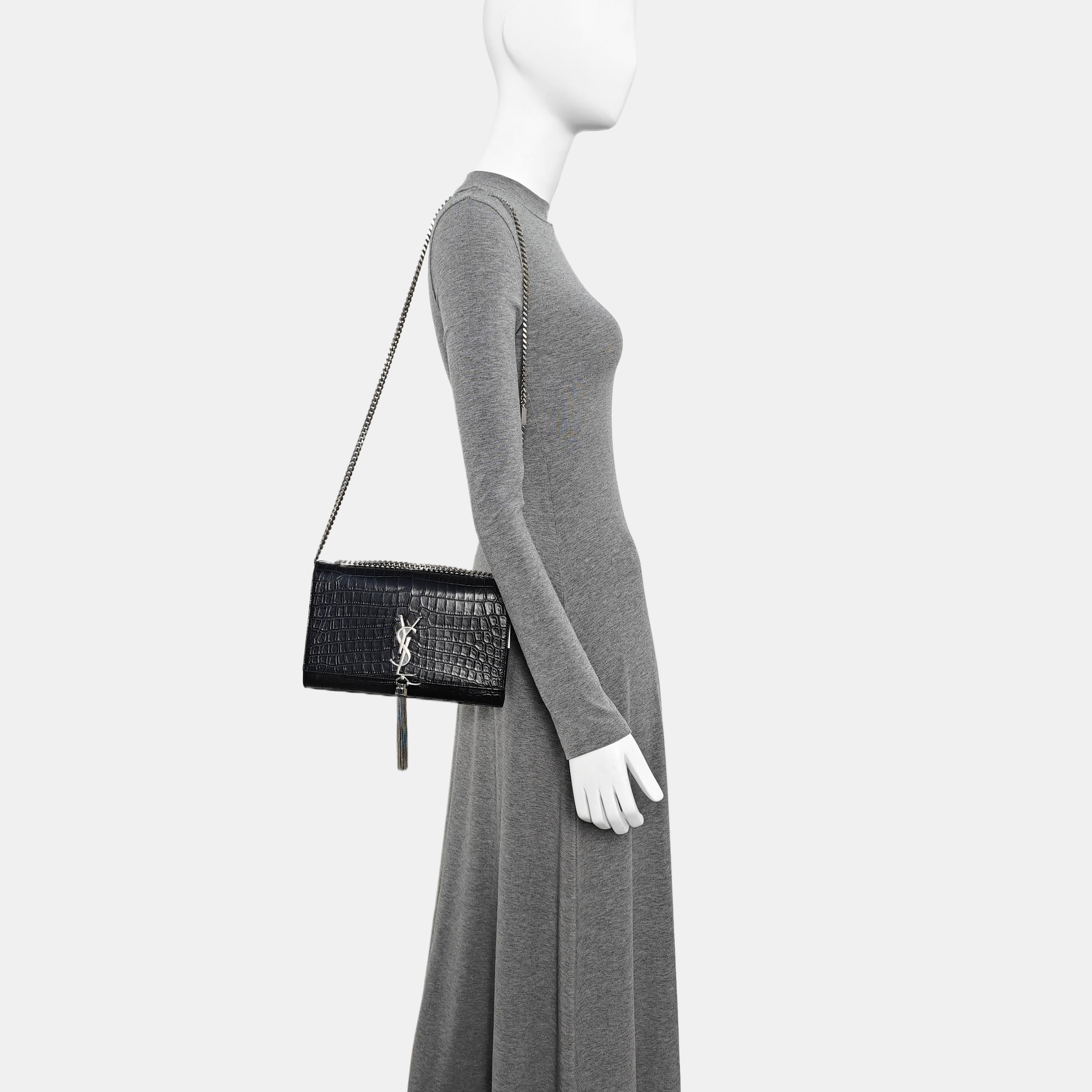 KATE Medium Calfskin Black