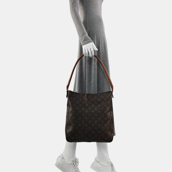LOOPING GM Monogram Coated Canvas Brown