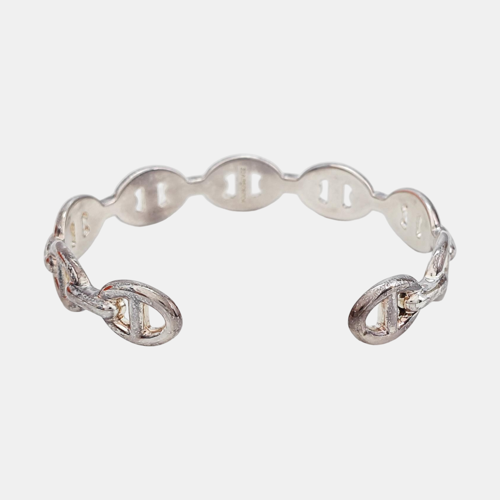 Chaine D'ancre Enchainee 925 Sterling Silver Bangle
