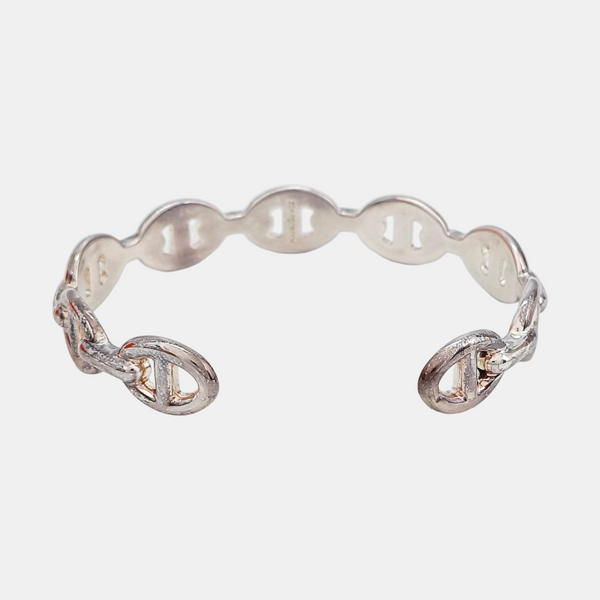 Chaine D'ancre Enchainee 925 Sterling Silver Bangle