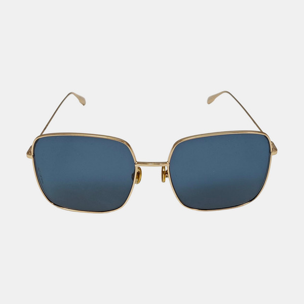 Gafas de sol metálicas azules