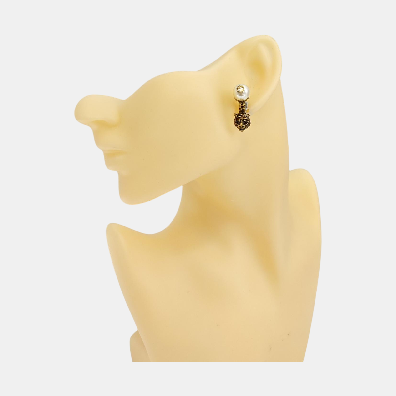 Le Marché Des Merveilles Metal Gold Clip On Earrings
