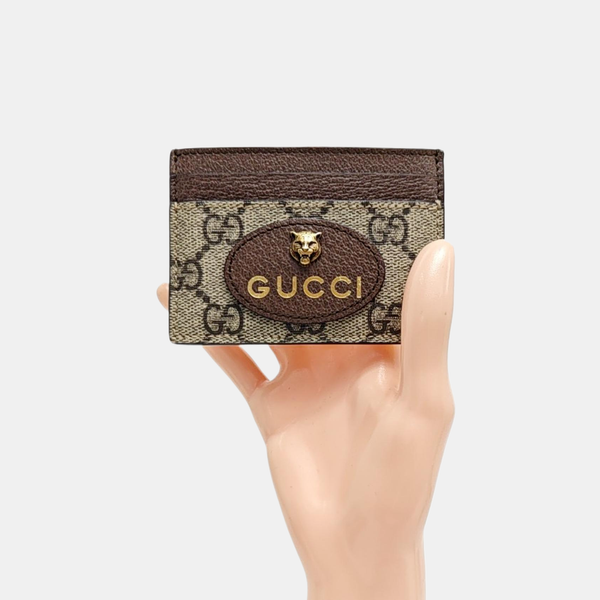 Neo Vintage Monogram Coated Canvas Brown Card Holder