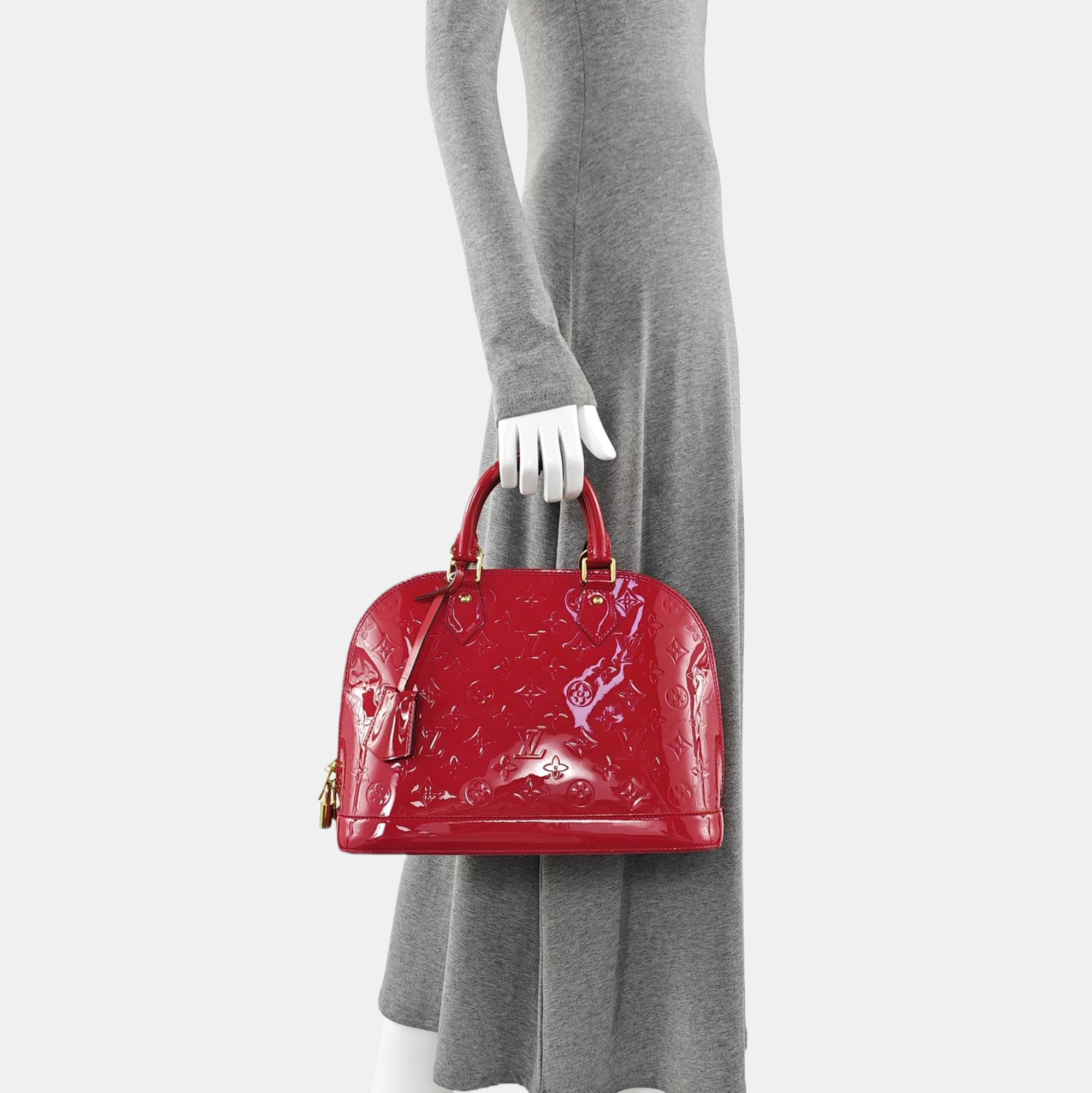 ALMA PM Patent Leather Red