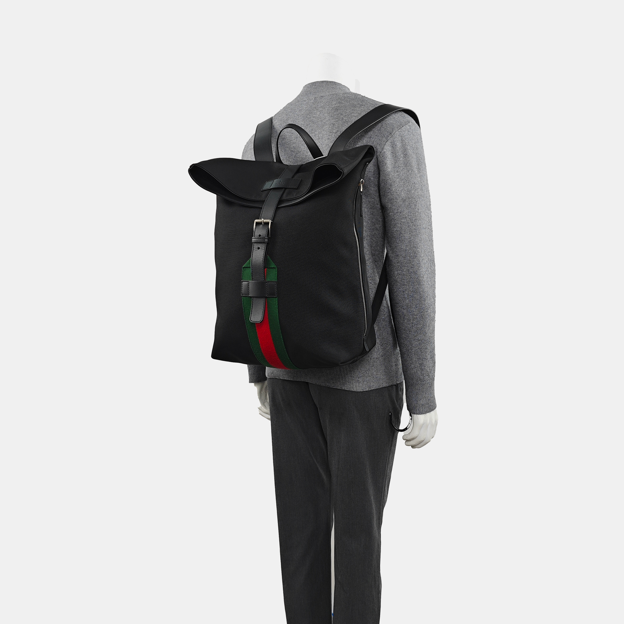 Fabric Backpack Black