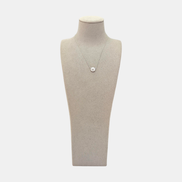 Rose Des Vents 18k White Gold Silver Necklace