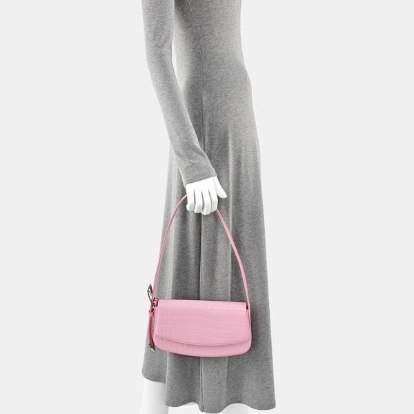 Calfskin Shoulder Bag Pink