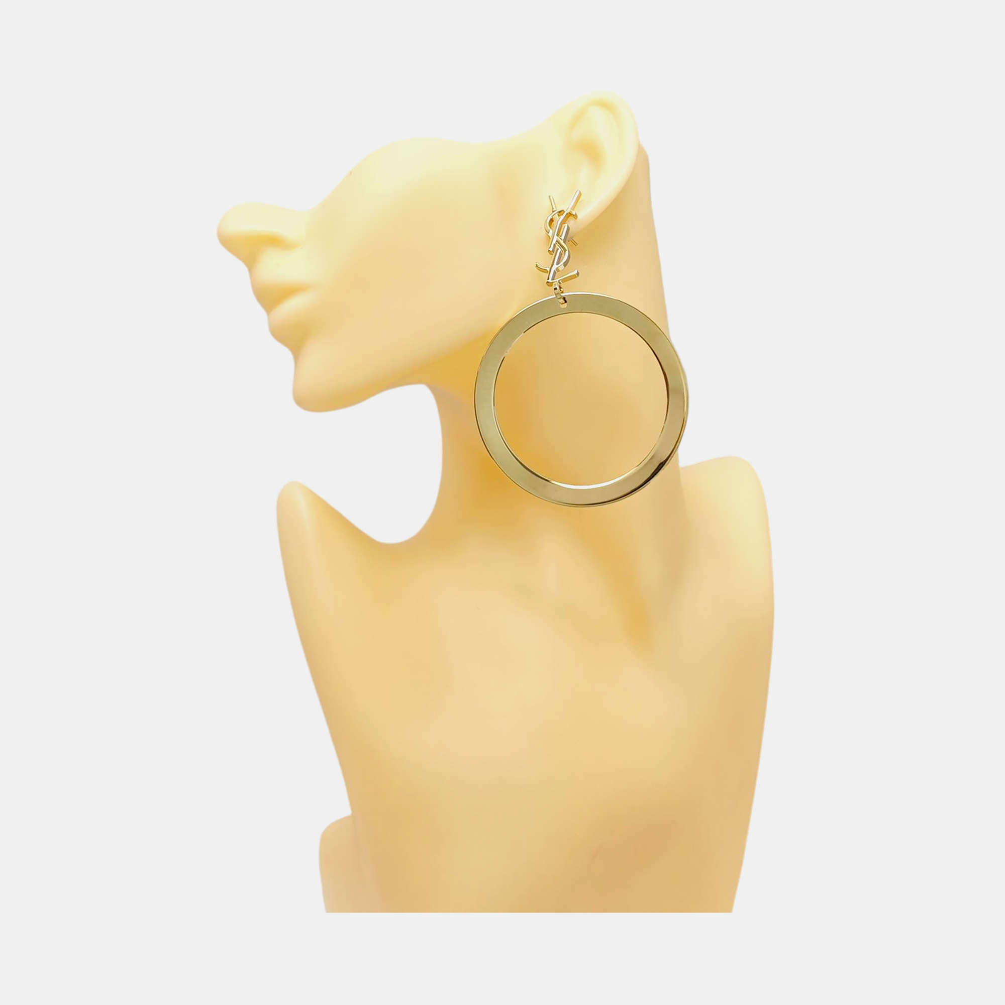 Metal Gold Stud Earrings