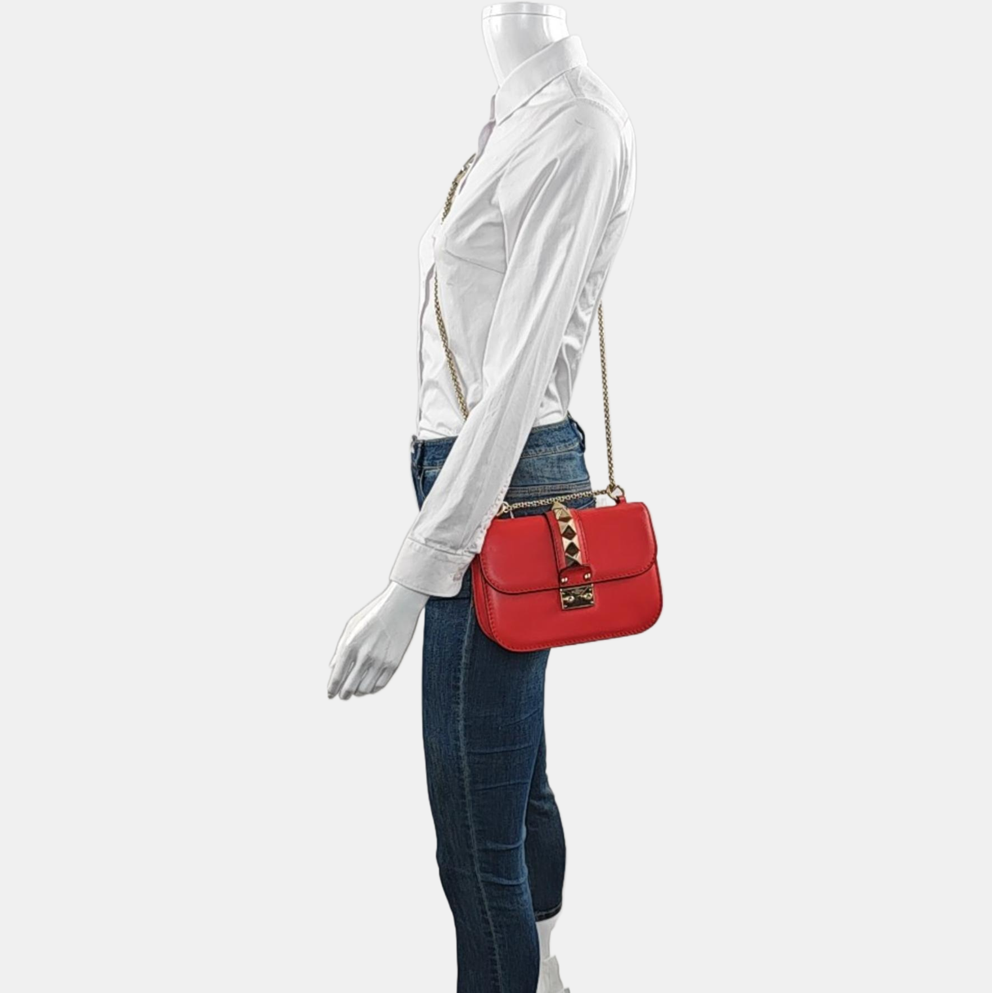 Glam Calfskin Red