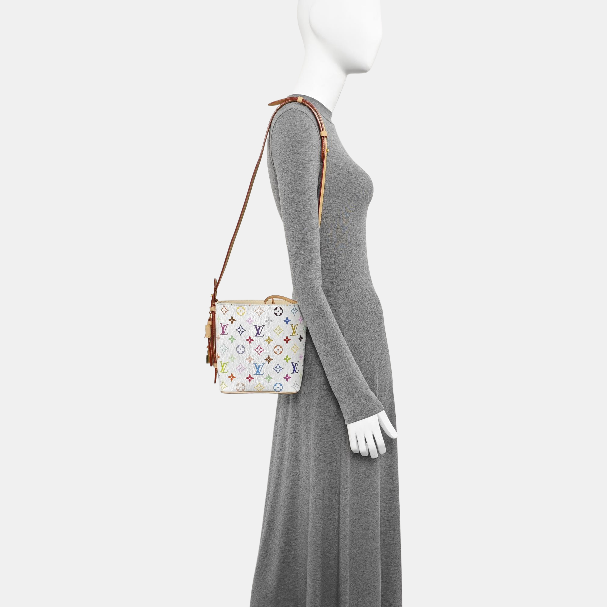 LV × TM ALL IN BB Monogram Coated Canvas White