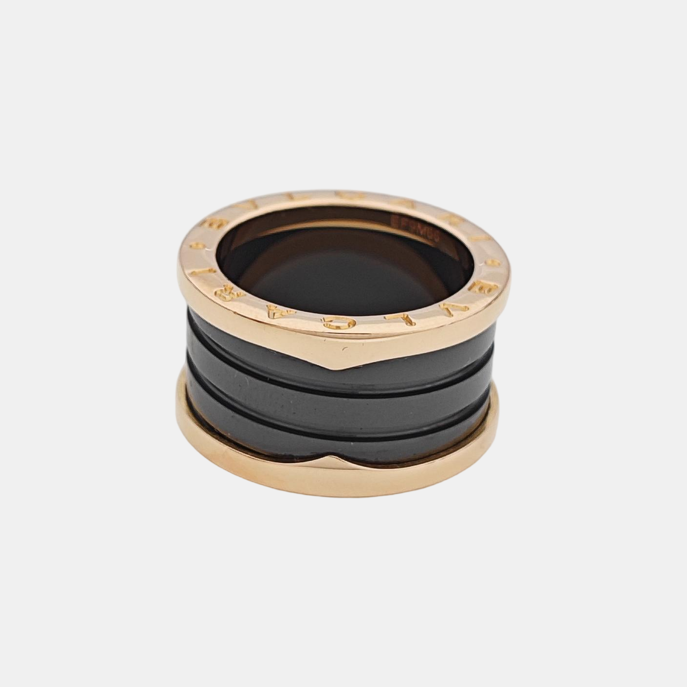 B.ZERO1 18k Rose Gold Ring EU 52