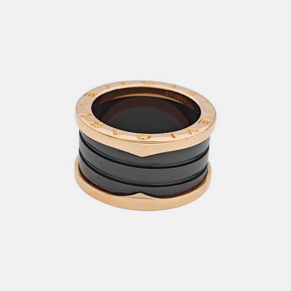 B.ZERO1 18k Rose Gold Ring EU 52