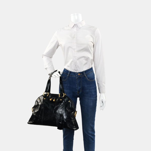 MUSE Large Calfskin Black