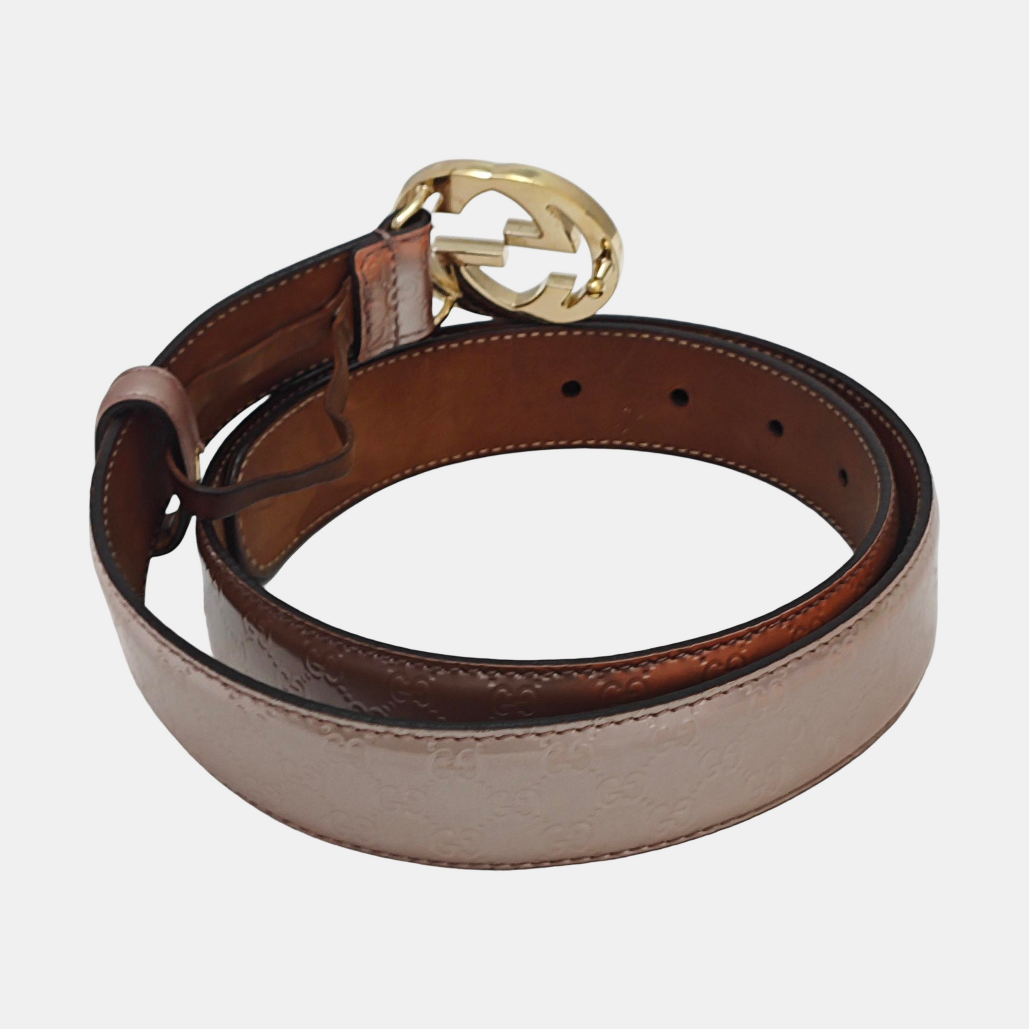 Leather Belt Red