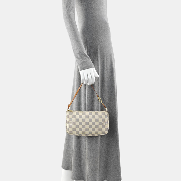ACCESSOIRES GM Damier Azur Coated Canvas White