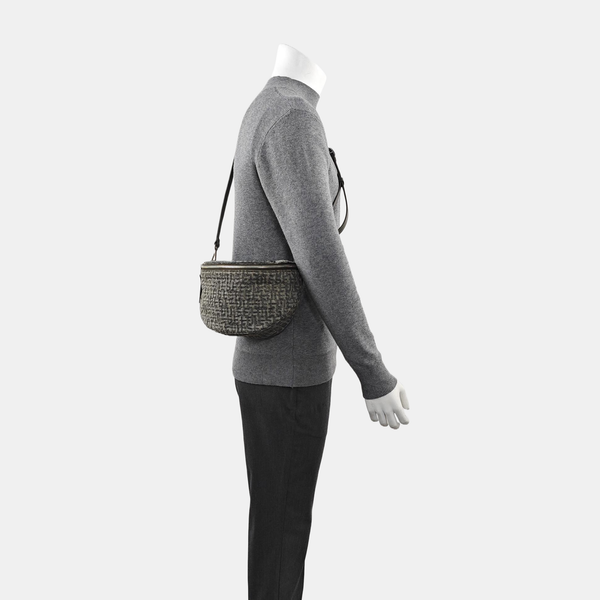 Fabric Shoulder Bag Mini Gray