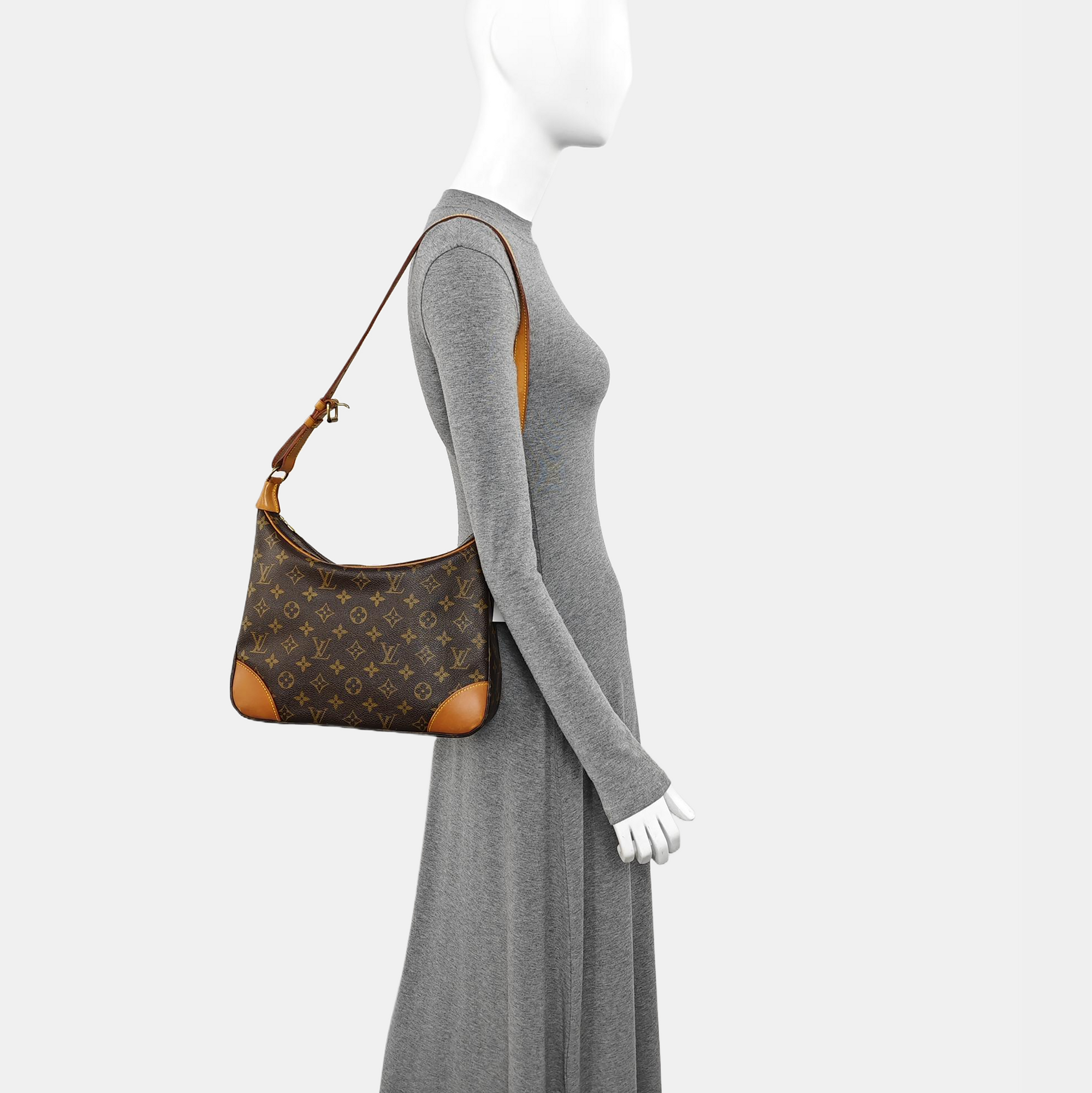 BOULOGNE Monogram Coated Canvas Brown
